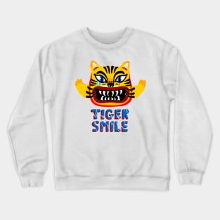 TIGER SMILE Crewneck Sweatshirt